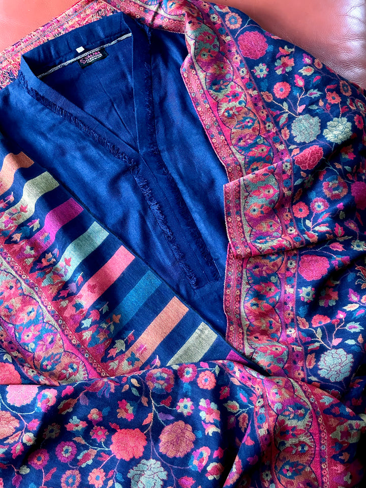 TRIPLE WOVEN PURE KHANI PASHMINA SHAWLS KHSF07
