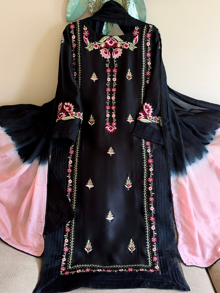 PURE SHEESHA SILK CUSTOM PARTYWEAR SCSF06
