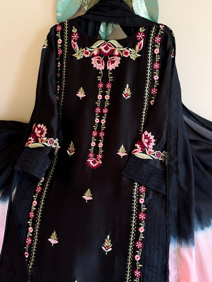 PURE SHEESHA SILK CUSTOM PARTYWEAR SCSF06