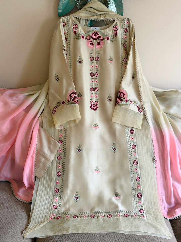 PURE SHEESHA SILK CUSTOM PARTYWEAR SCSF05