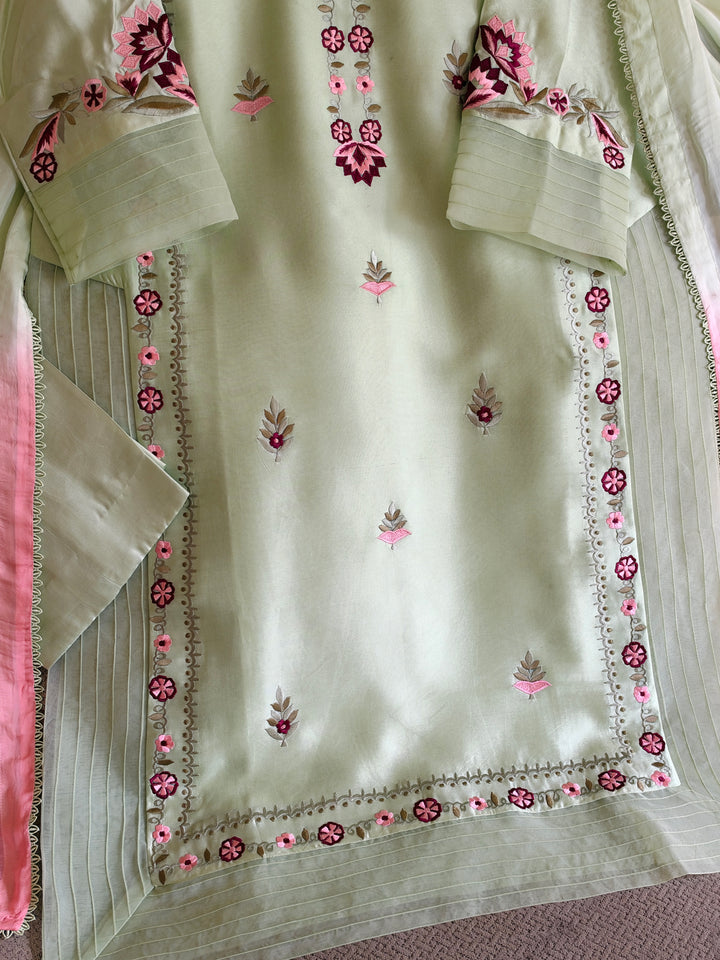 PURE SHEESHA SILK CUSTOM PARTYWEAR SCSF07