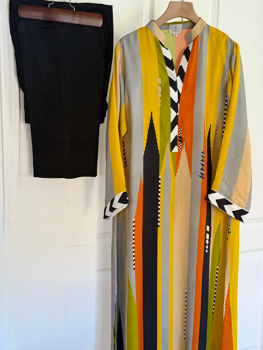 PURE CREPE SILK FUSION KAFTAN SFKF02