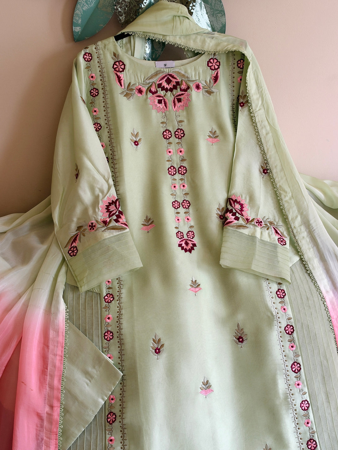 PURE SHEESHA SILK CUSTOM PARTYWEAR SCSF07
