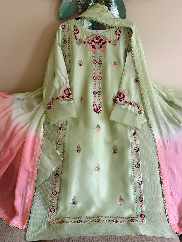 PURE SHEESHA SILK CUSTOM PARTYWEAR SCSF07