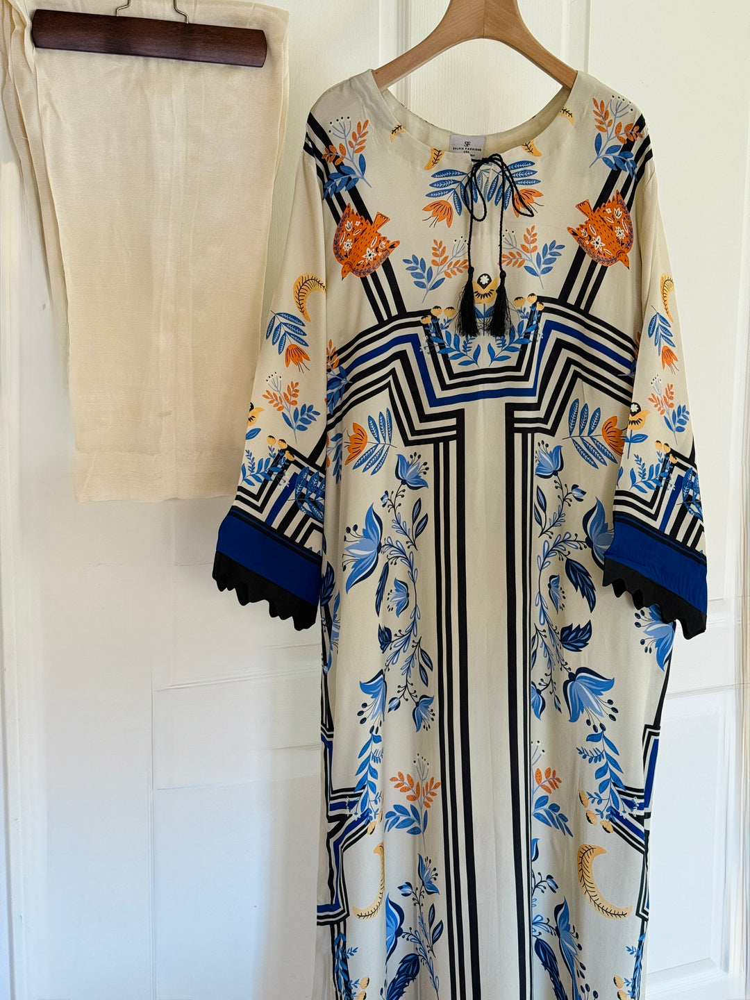 PURE CREPE SILK FUSION KAFTAN SFKF06