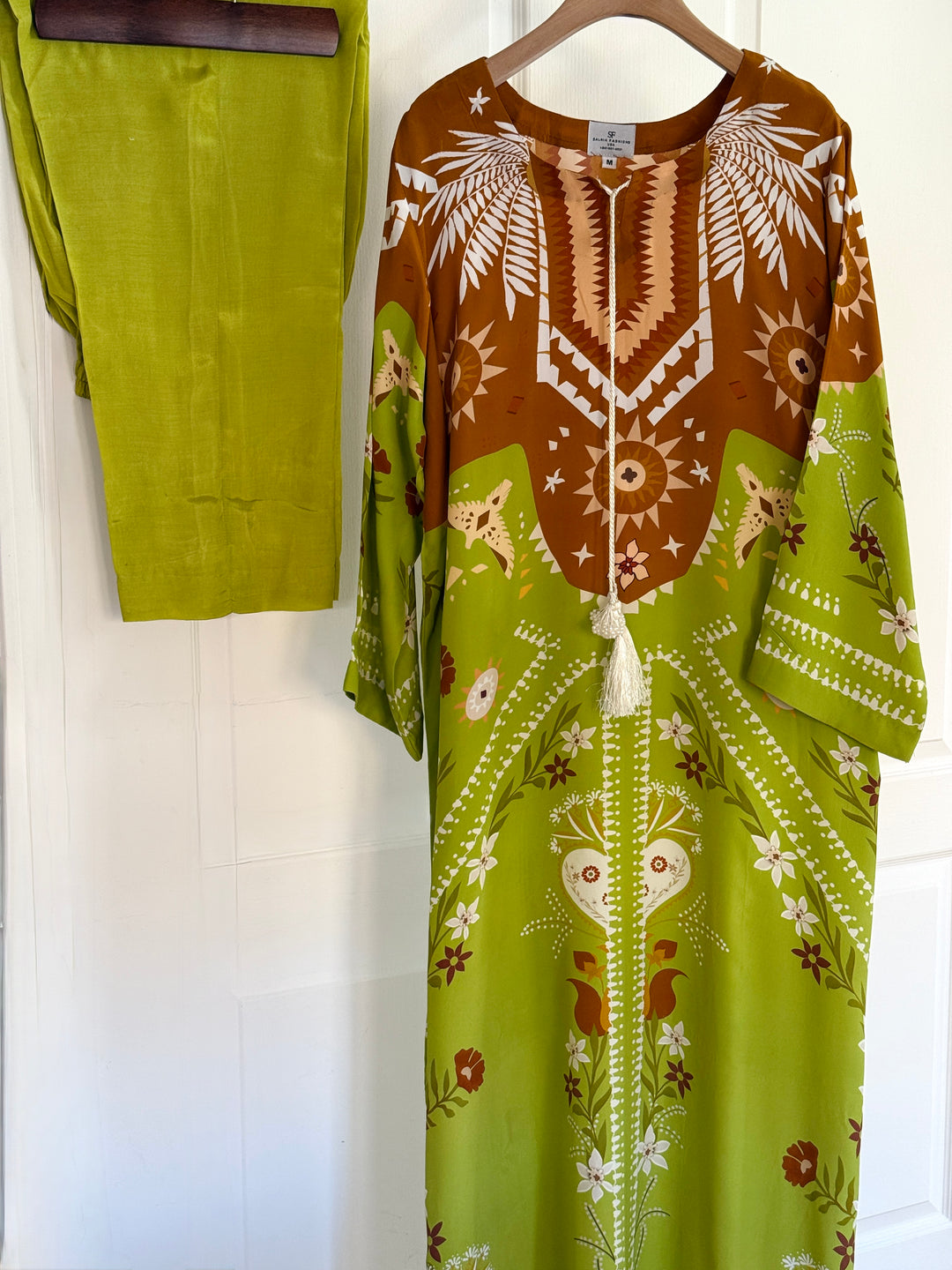 PURE CREPE SILK FUSION KAFTAN SFKF10