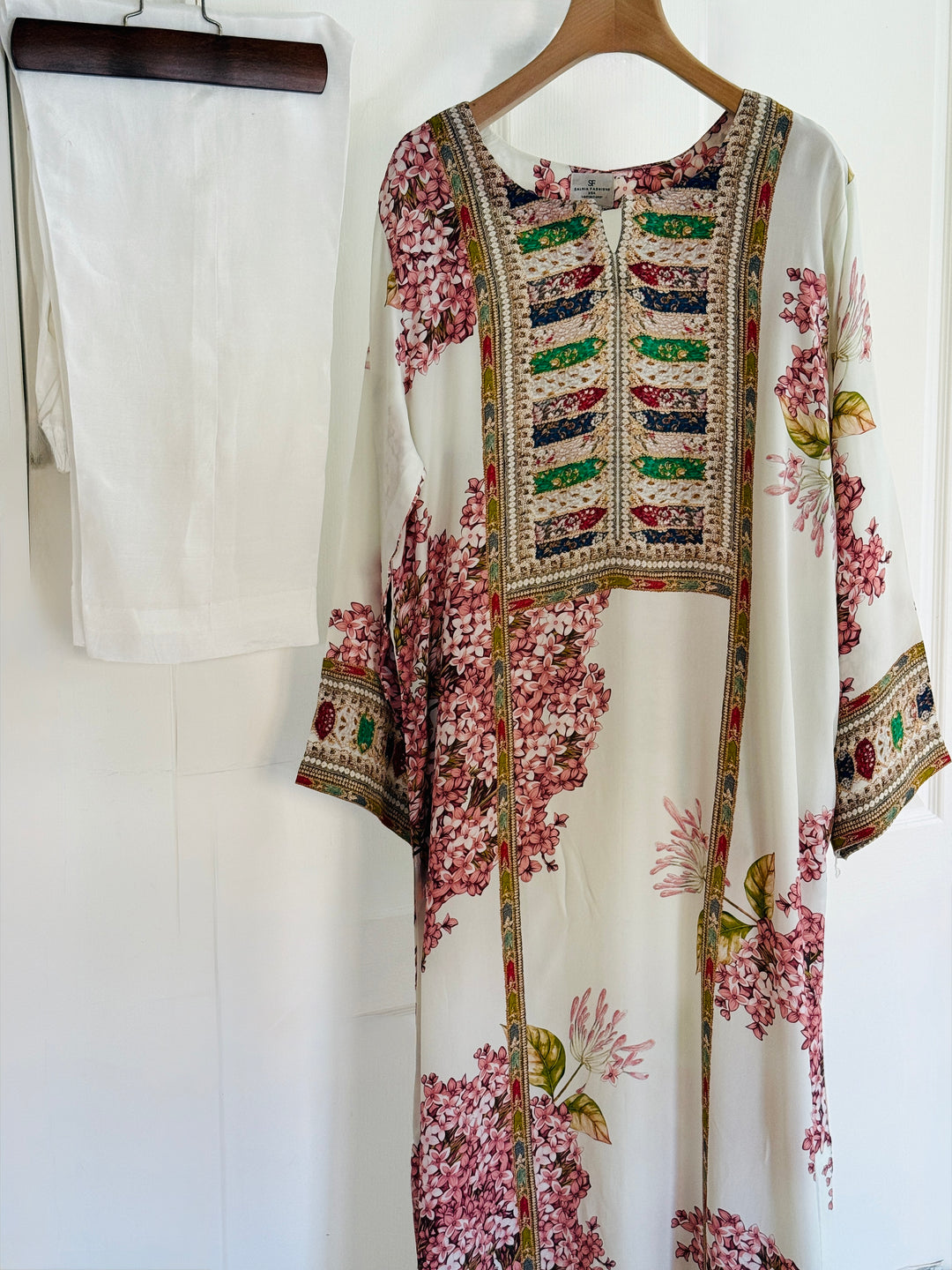 PURE CREPE SILK FUSION KAFTAN SFKF06