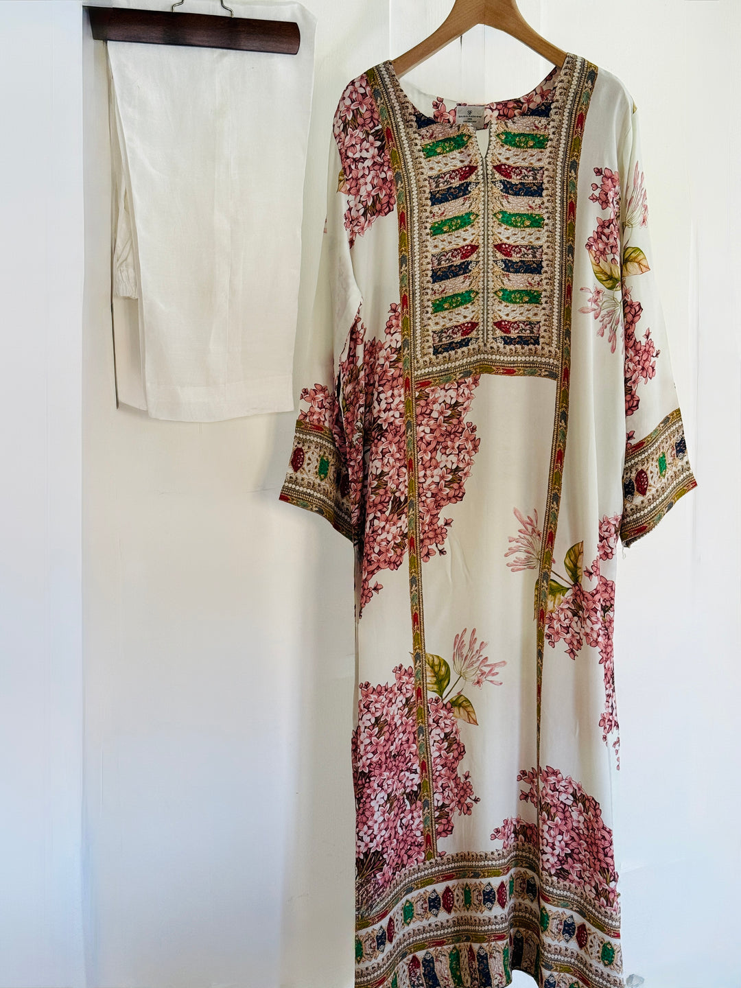 PURE CREPE SILK FUSION KAFTAN SFKF06