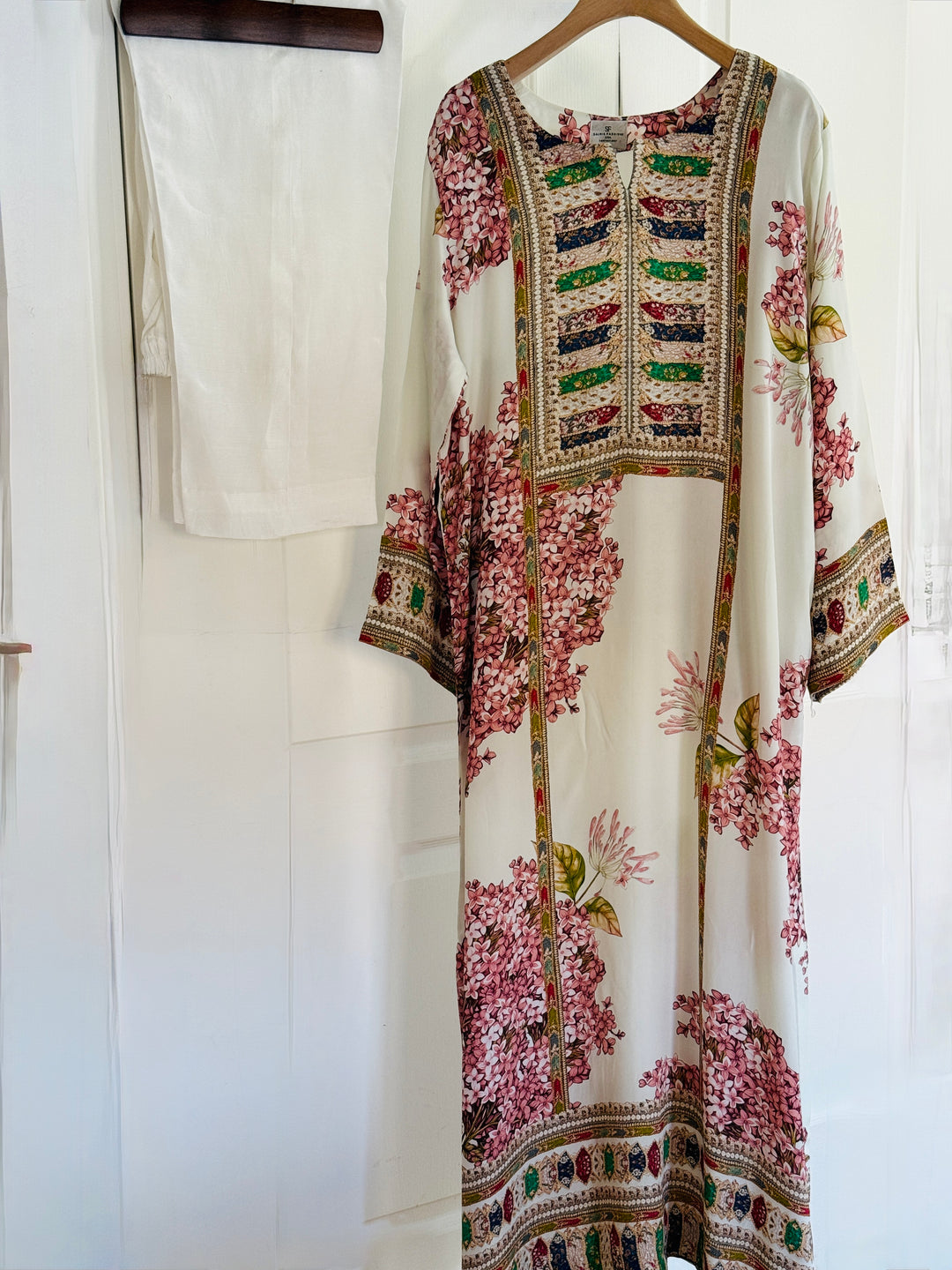 PURE CREPE SILK FUSION KAFTAN SFKF06