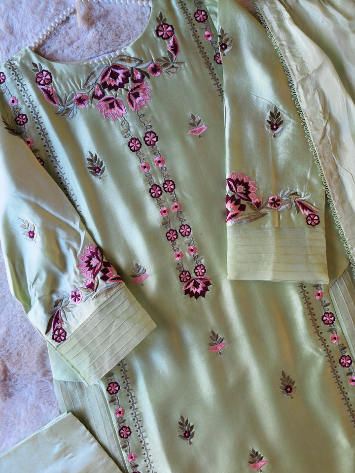 PURE SHEESHA SILK CUSTOM PARTYWEAR SCSF07
