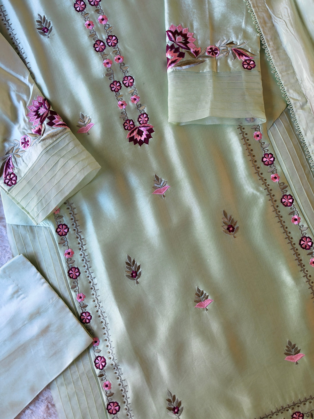 PURE SHEESHA SILK CUSTOM PARTYWEAR SCSF07