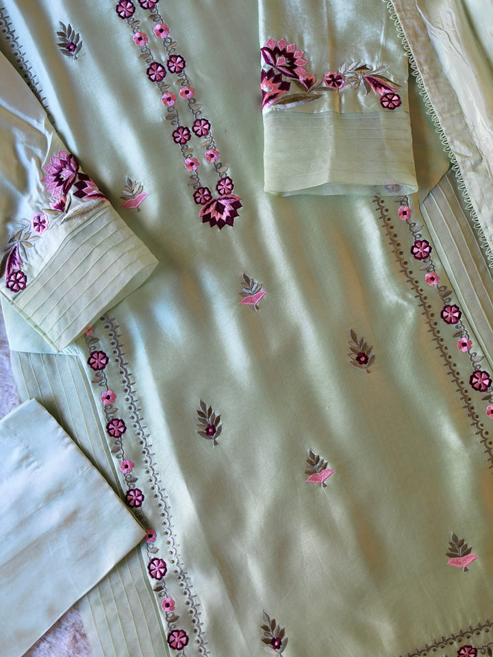 PURE SHEESHA SILK CUSTOM PARTYWEAR SCSF07
