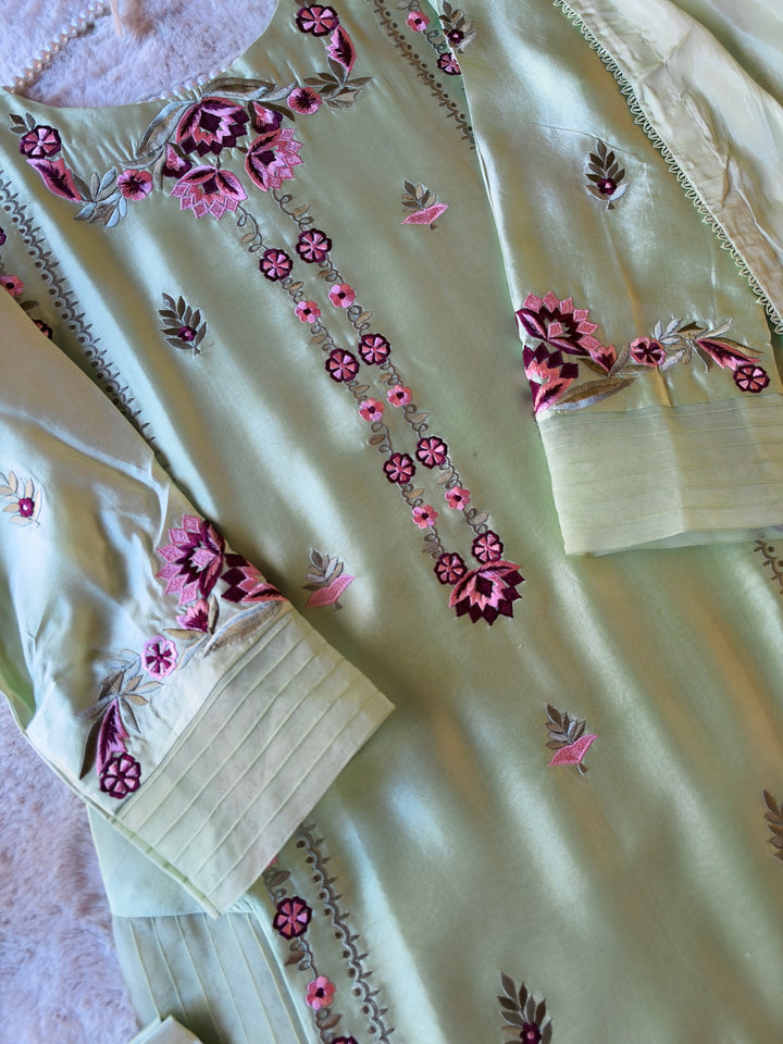 PURE SHEESHA SILK CUSTOM PARTYWEAR SCSF07