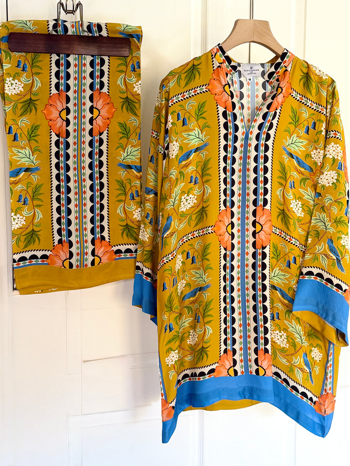 PURE CREPE SILK SUMMER FUSION CO-ORDS SFAZ05