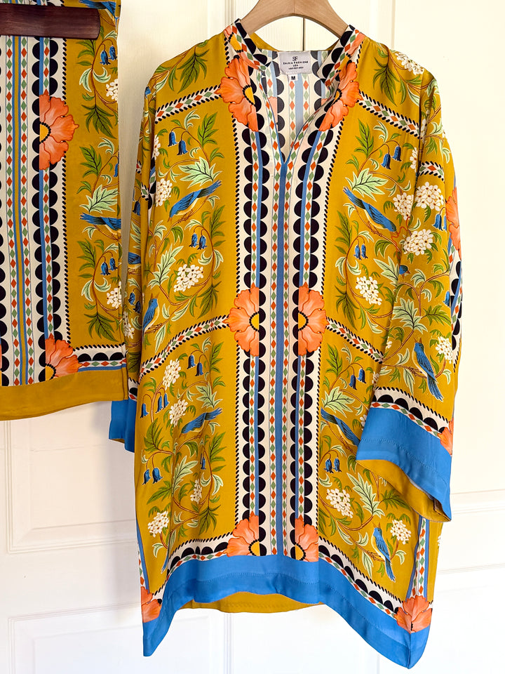 PURE CREPE SILK SUMMER FUSION CO-ORDS SFAZ05