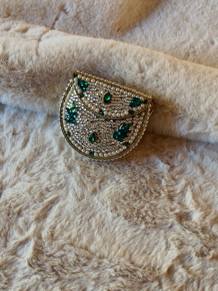 KUNDAN  CLUTCH SUNEHRI