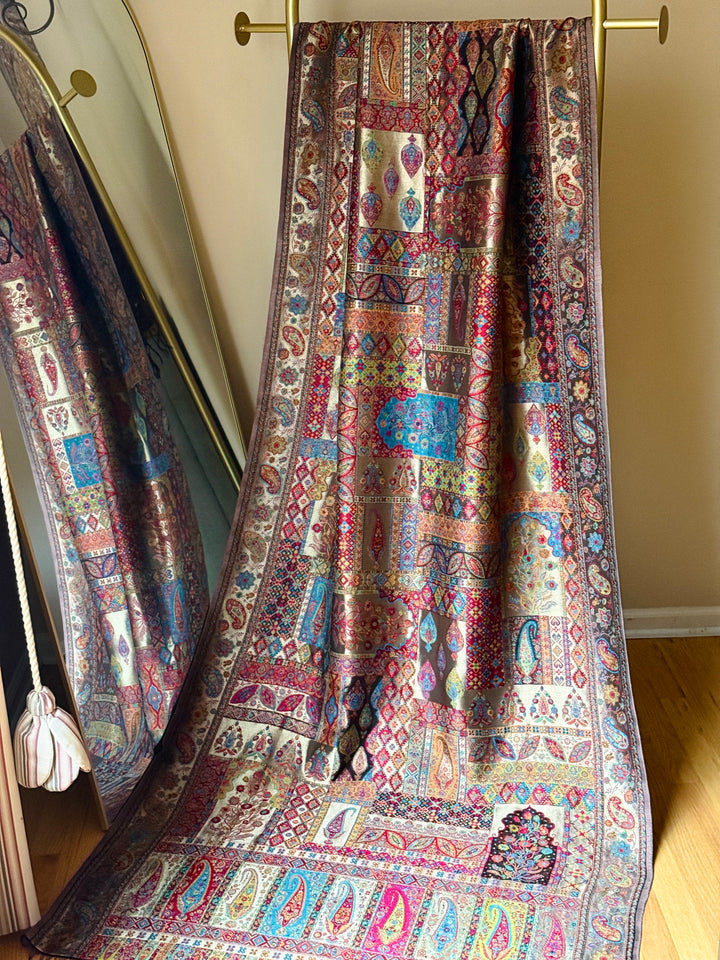 KHANI MOONLIGHT WOVEN PASHMINA SHAWL KHSF02