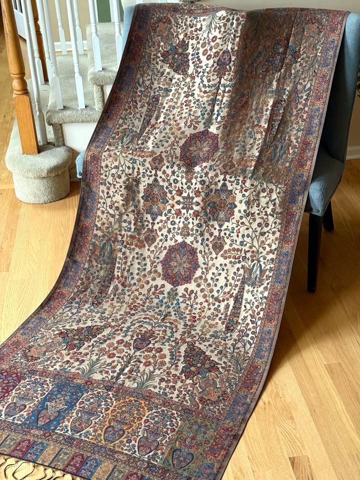 KHANI MOONLIGHT WOVEN PASHMINA SHAWL KHSF07