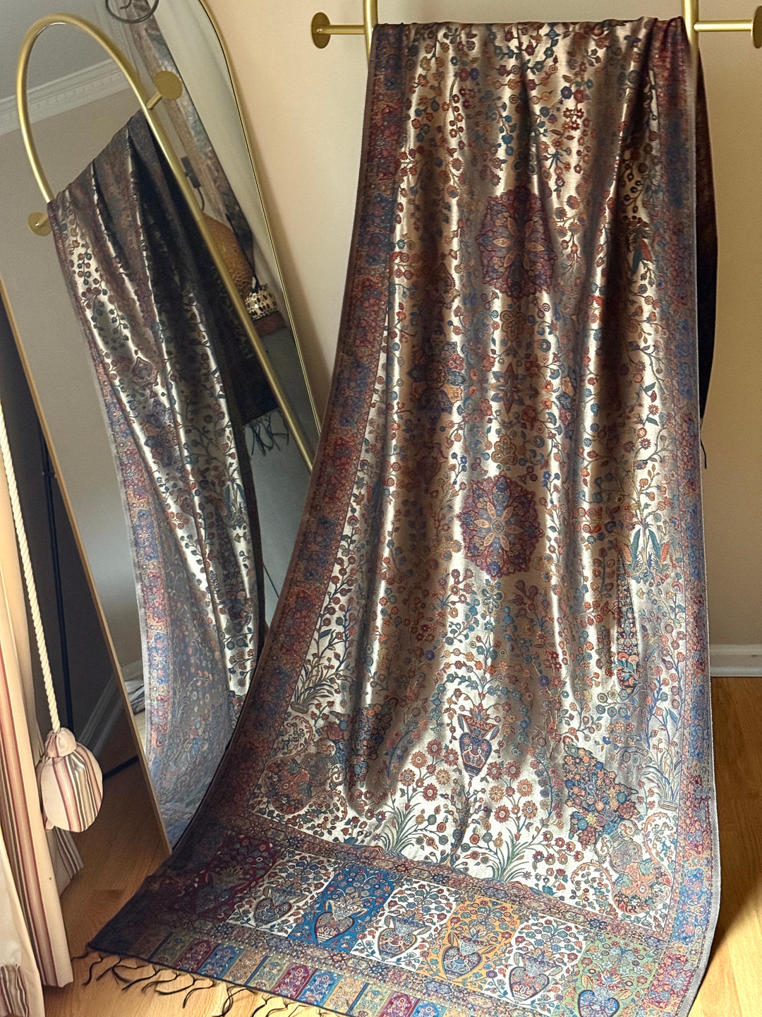 KHANI MOONLIGHT WOVEN PASHMINA SHAWL KHSF07