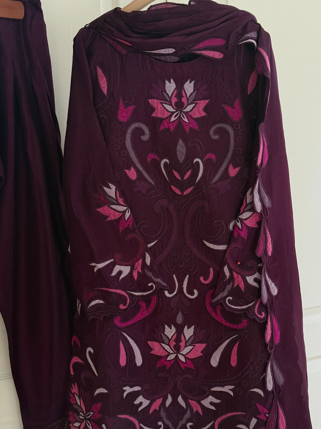 DRAPE DUPATTA EMBROIDERED SKINNY SHALWAR SET DPSF02