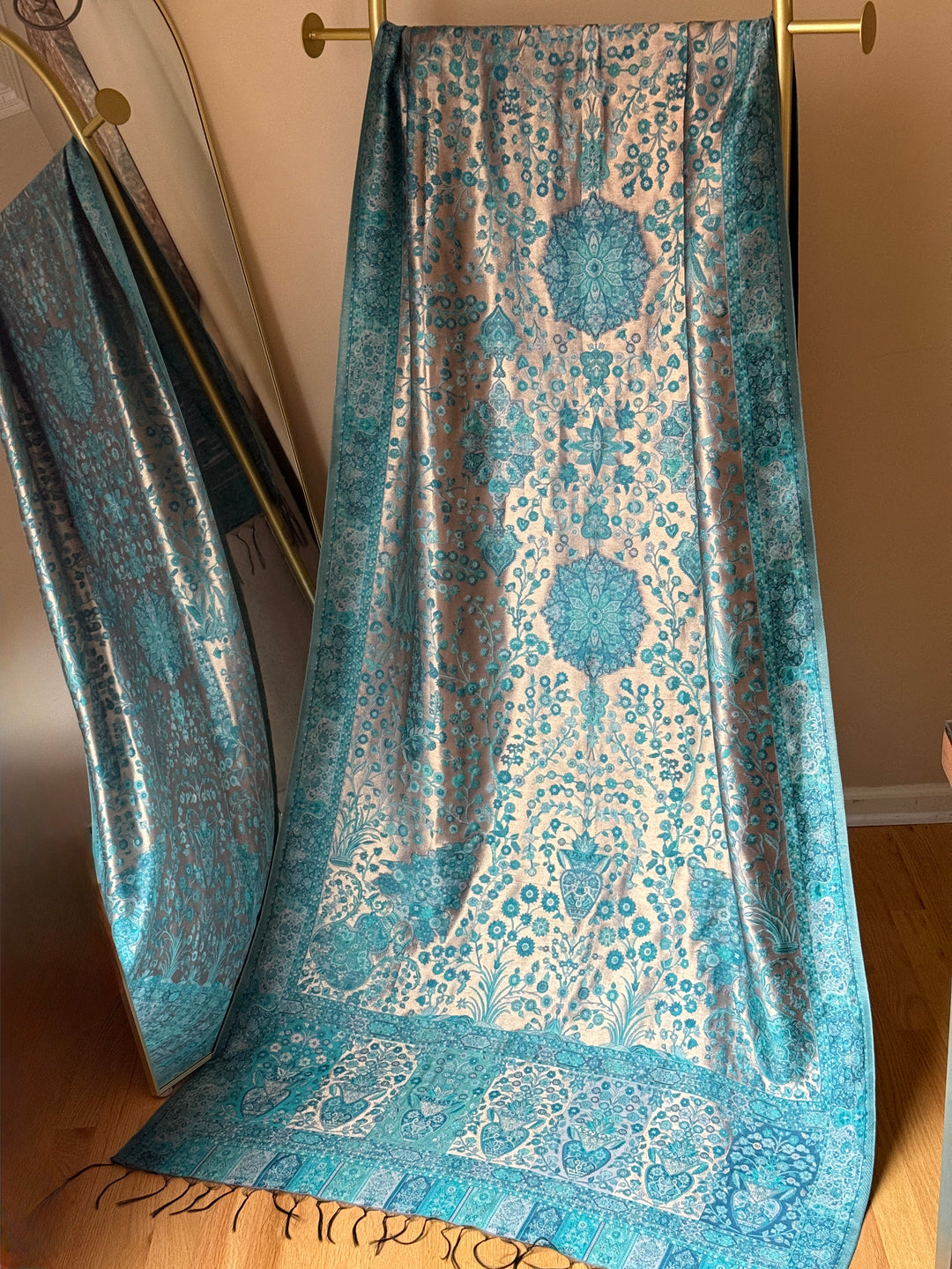 KHANI MOONLIGHT WOVEN PASHMINA SHAWL KHSF17