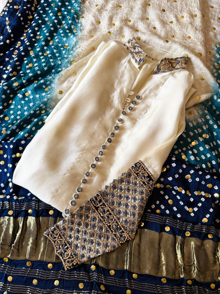 CUSTOM SERIES PURE SILK CHUNRI SUITS CHSF13
