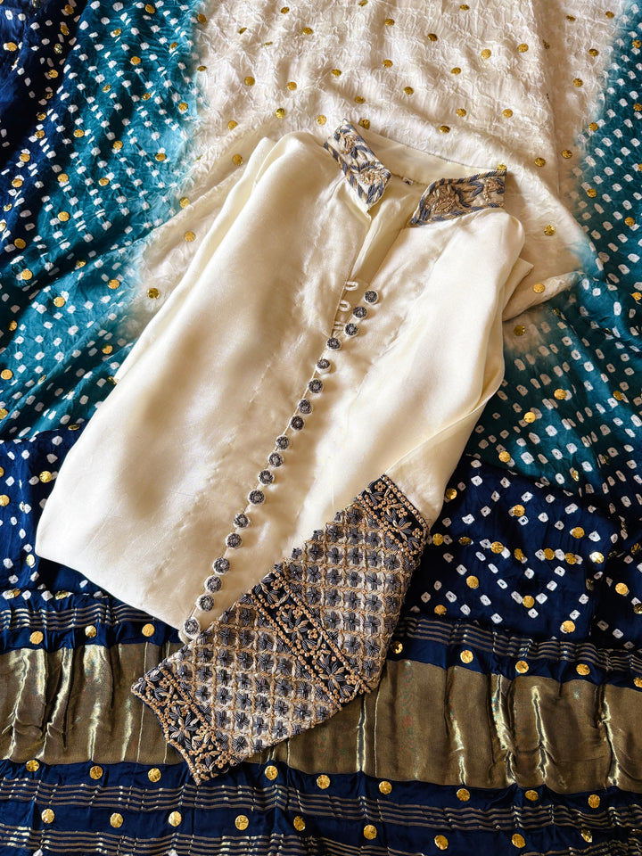 CUSTOM SERIES PURE SILK CHUNRI SUITS CHSF13
