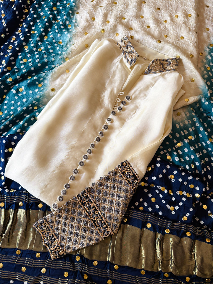 CUSTOM SERIES PURE SILK CHUNRI SUITS CHSF13