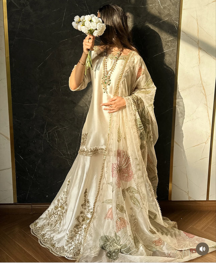 HEAVY PARTYWEAR SHARARA SET SFNQ01