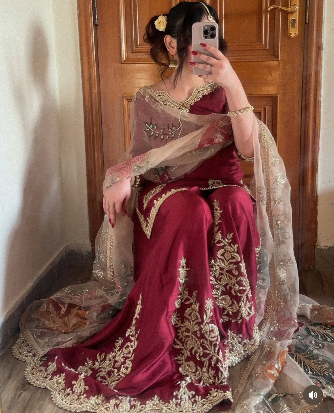 HEAVY PARTYWEAR SHARARA SET SFNQ04