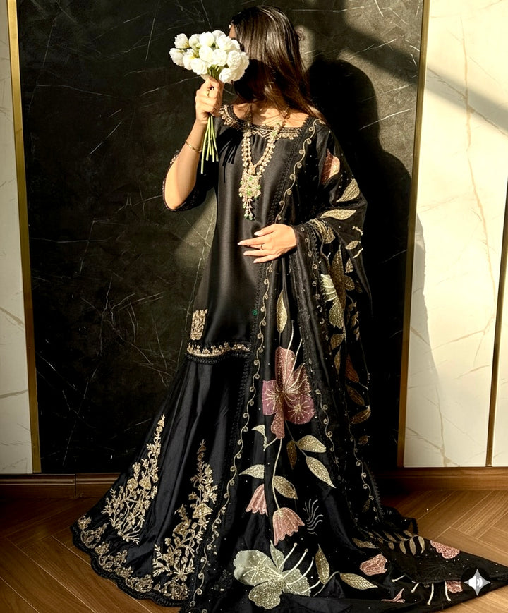 HEAVY PARTYWEAR SHARARA SET SFNQ03