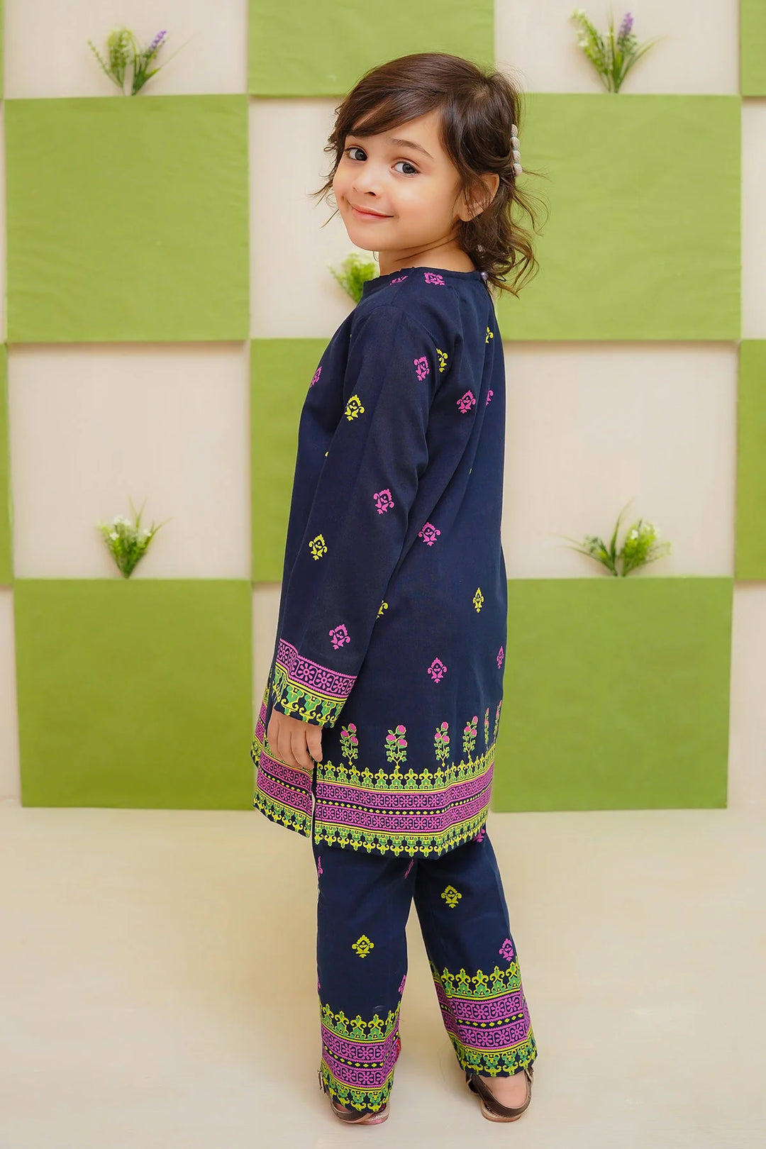 COTTON BLOCK PRINTED CO-ORD SET SFOC10