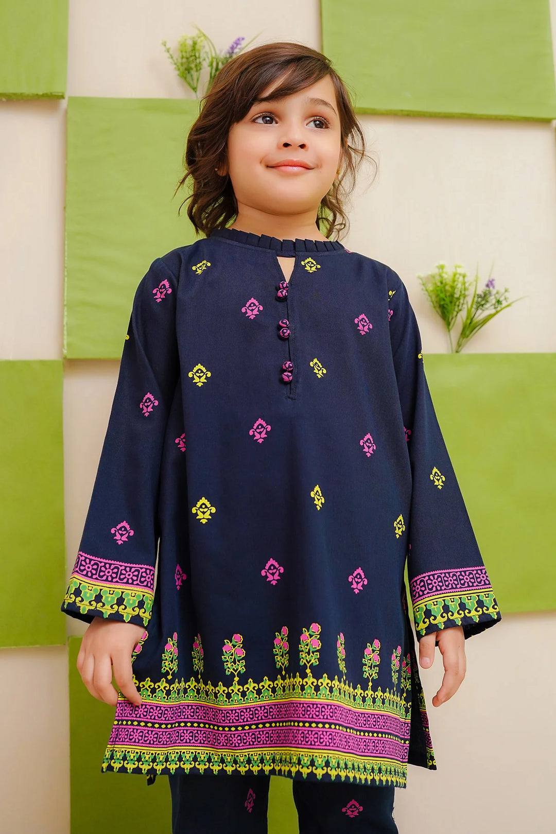 COTTON BLOCK PRINTED CO-ORD SET SFOC10