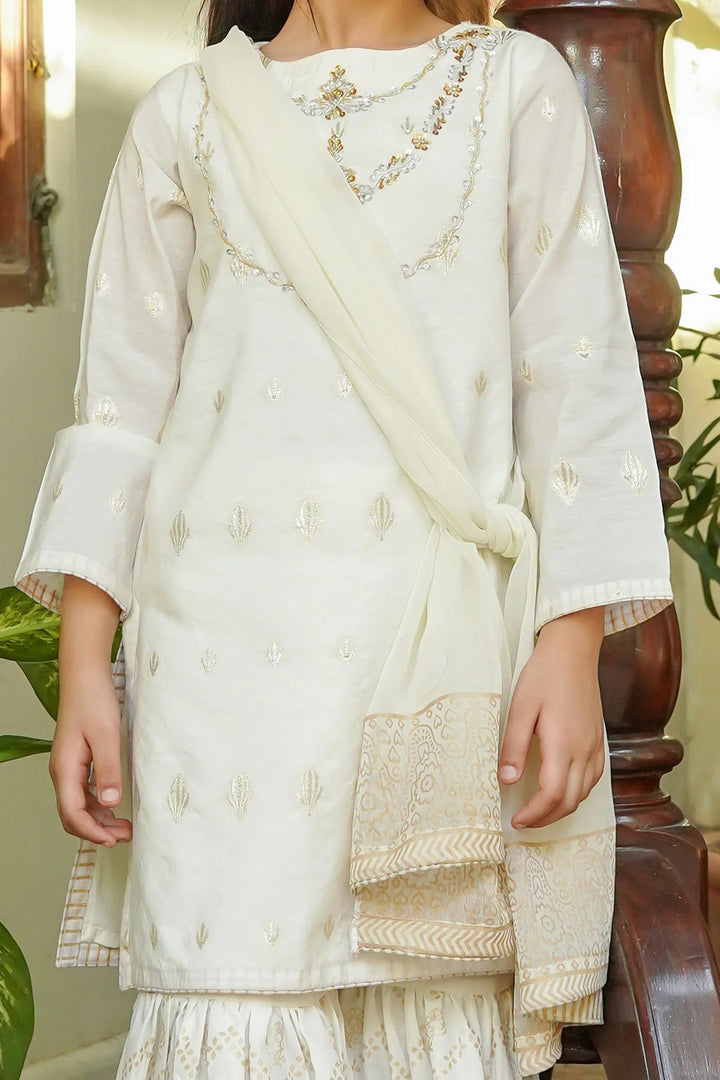 COTTON SILK JAQUARD HAND ADDA WORK SUIT SFCO07