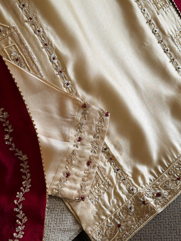 HEAVY PURE SILK CUSTOM PARTYWEAR MUSF10