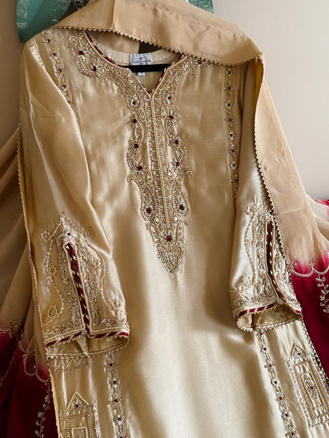 HEAVY PURE SILK CUSTOM PARTYWEAR MUSF10