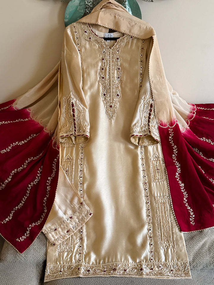 HEAVY PURE SILK CUSTOM PARTYWEAR MUSF10