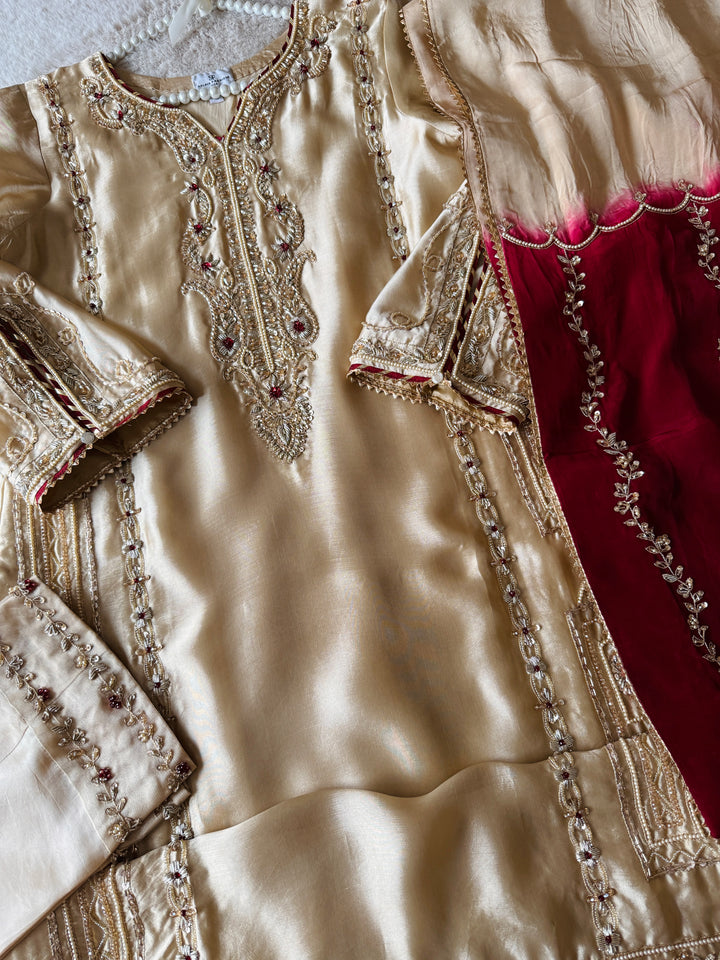 HEAVY PURE SILK CUSTOM PARTYWEAR MUSF10