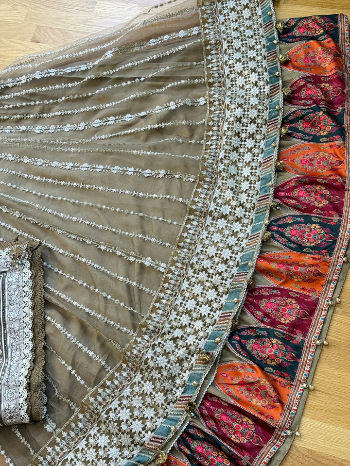 EMBROIDERED PARTYWEAR FROCK ALPW165