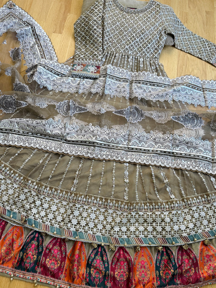 EMBROIDERED PARTYWEAR FROCK ALPW165