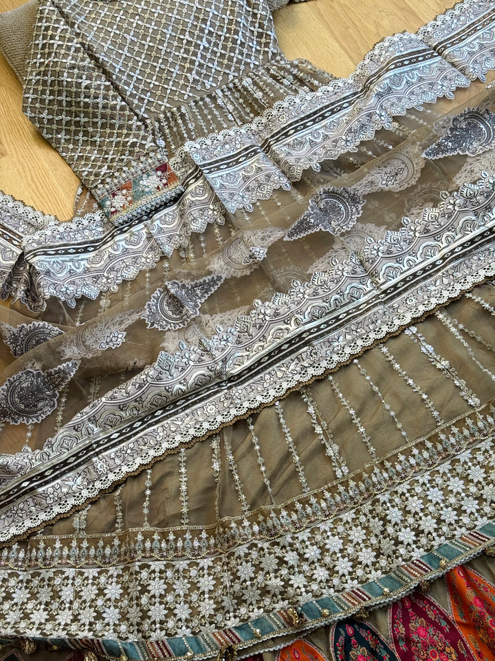 EMBROIDERED PARTYWEAR FROCK ALPW165