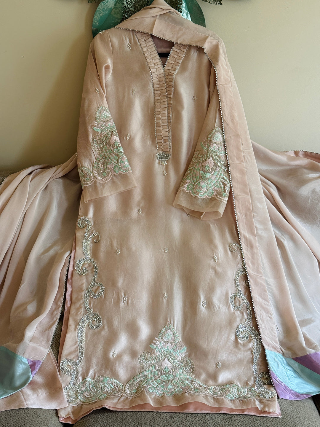 HEAVY PURE SILK CUSTOM PARTYWEAR MUSF10