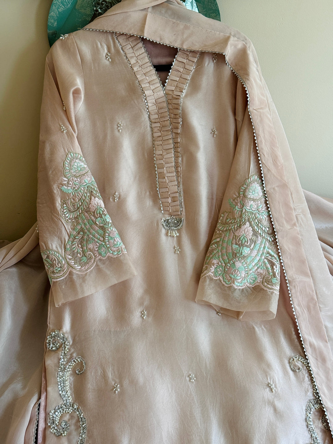 HEAVY PURE SILK CUSTOM PARTYWEAR MUSF10