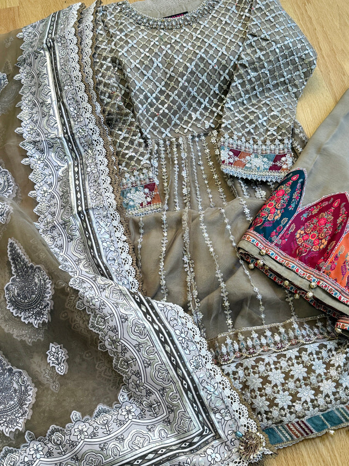 EMBROIDERED PARTYWEAR FROCK ALPW165