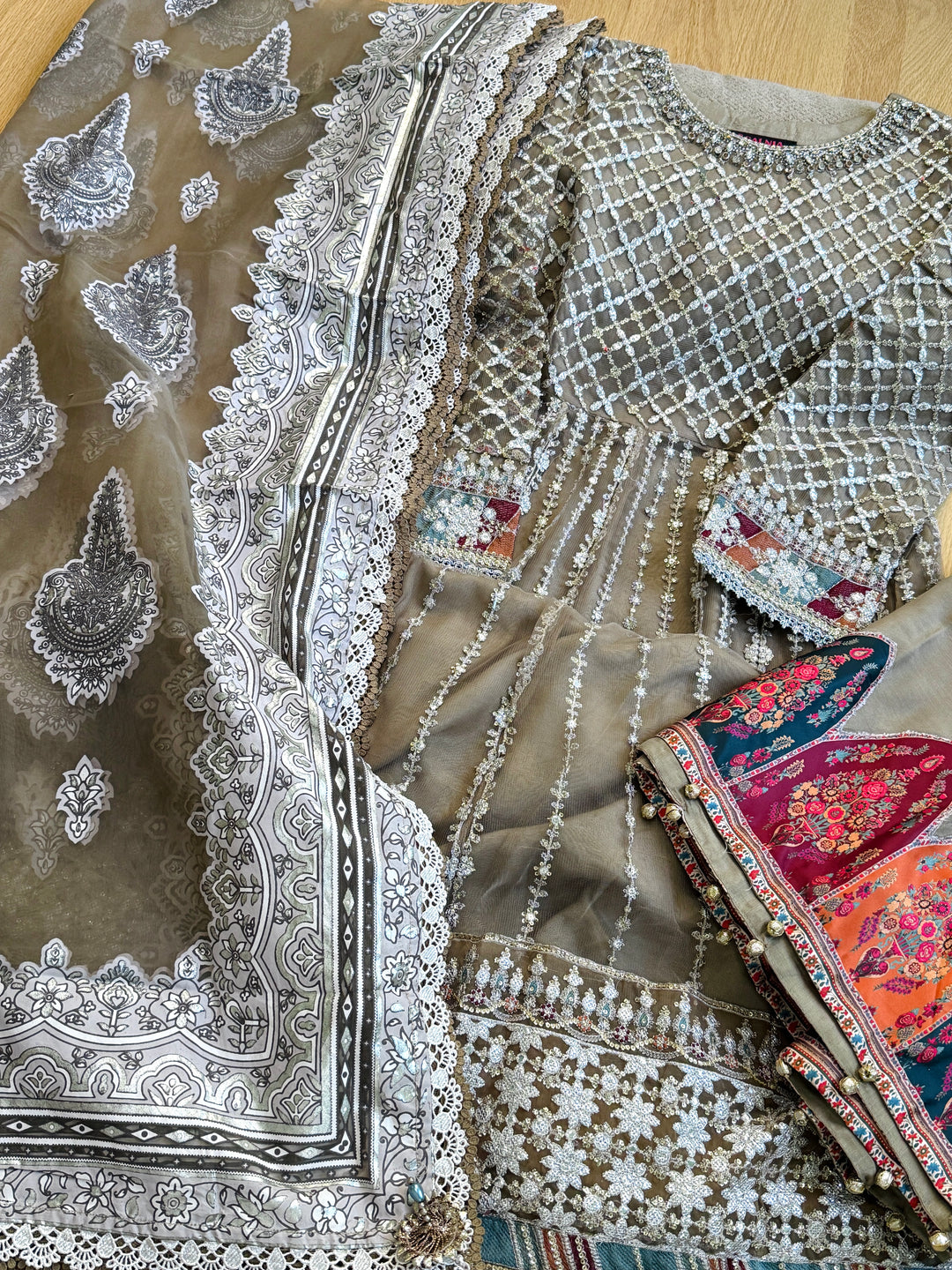 EMBROIDERED PARTYWEAR FROCK ALPW165