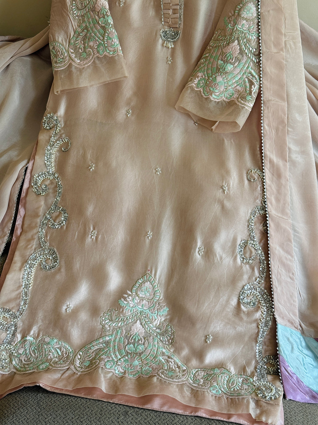 HEAVY PURE SILK CUSTOM PARTYWEAR MUSF10