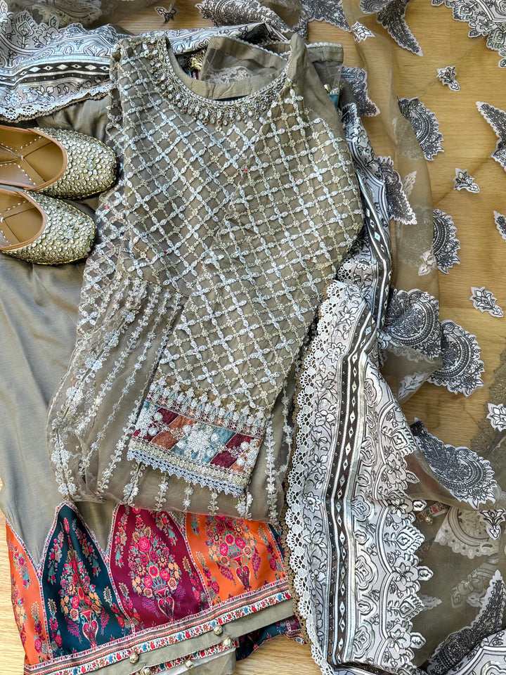 EMBROIDERED PARTYWEAR FROCK ALPW165