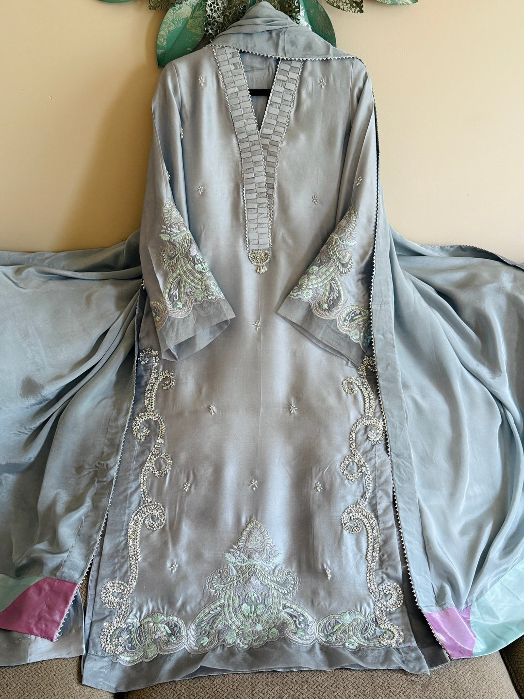 HEAVY PURE SILK CUSTOM PARTYWEAR MUSF11