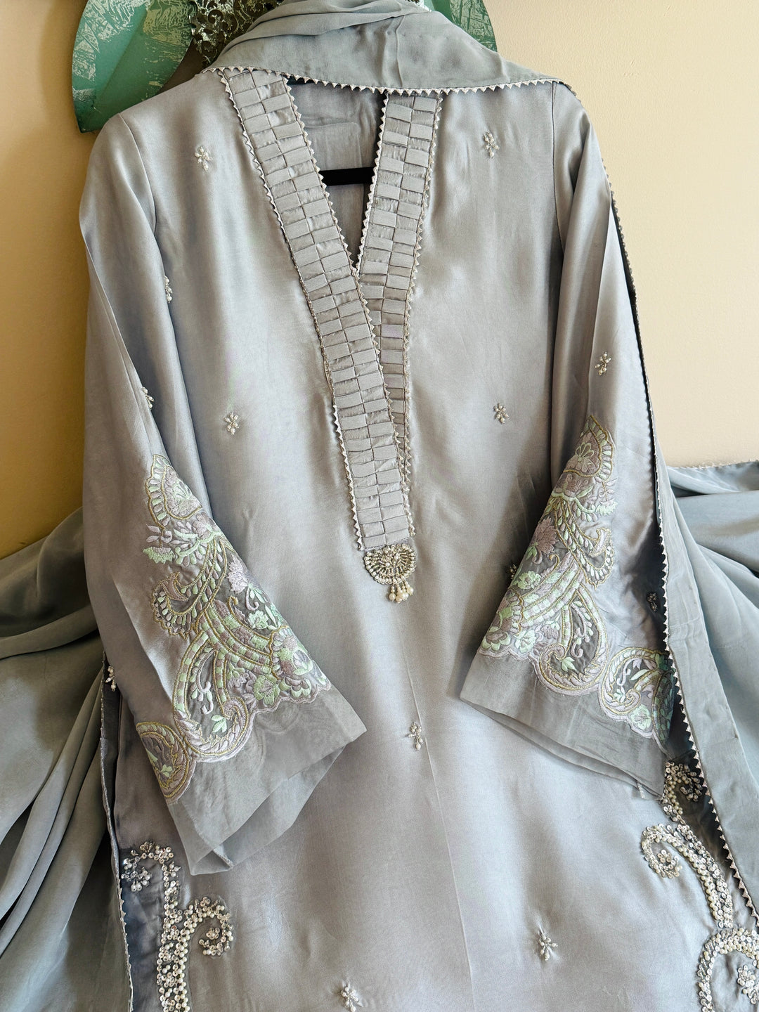 HEAVY PURE SILK CUSTOM PARTYWEAR MUSF11