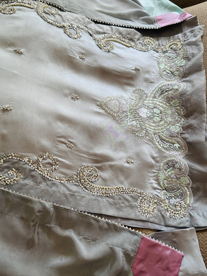 HEAVY PURE SILK CUSTOM PARTYWEAR MUSF11